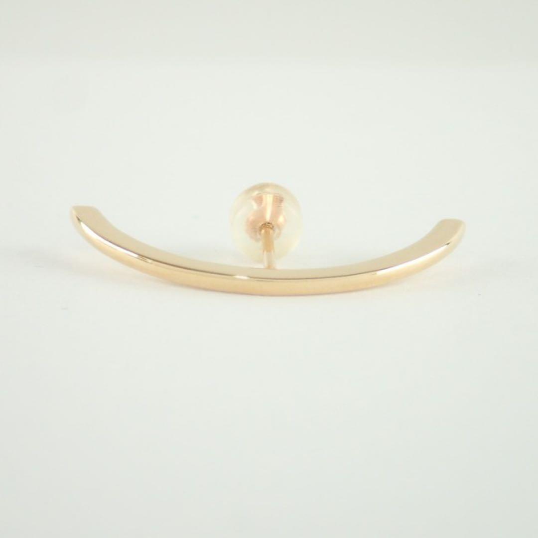HIROTAKA ゴールド カーブ型 ピアス(片耳用) HIROTAKA/ヒロタカ】Sand Dune Oval Hoop Earring S：ピアス（片耳用