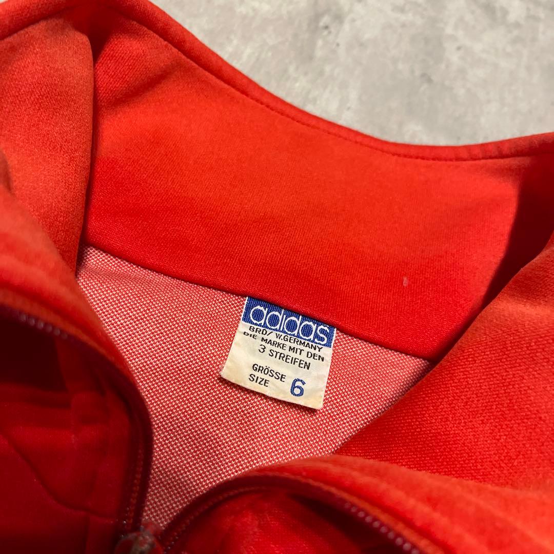 貴重 6号 80s adidas西ドイツ デサント製 ジャージ グレー 別注 | 激安