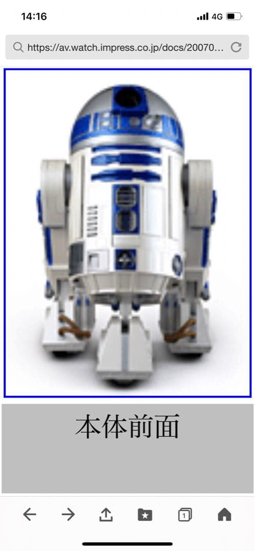 NIKKO社製スターウォーズR2D2 DVDプロジェクター