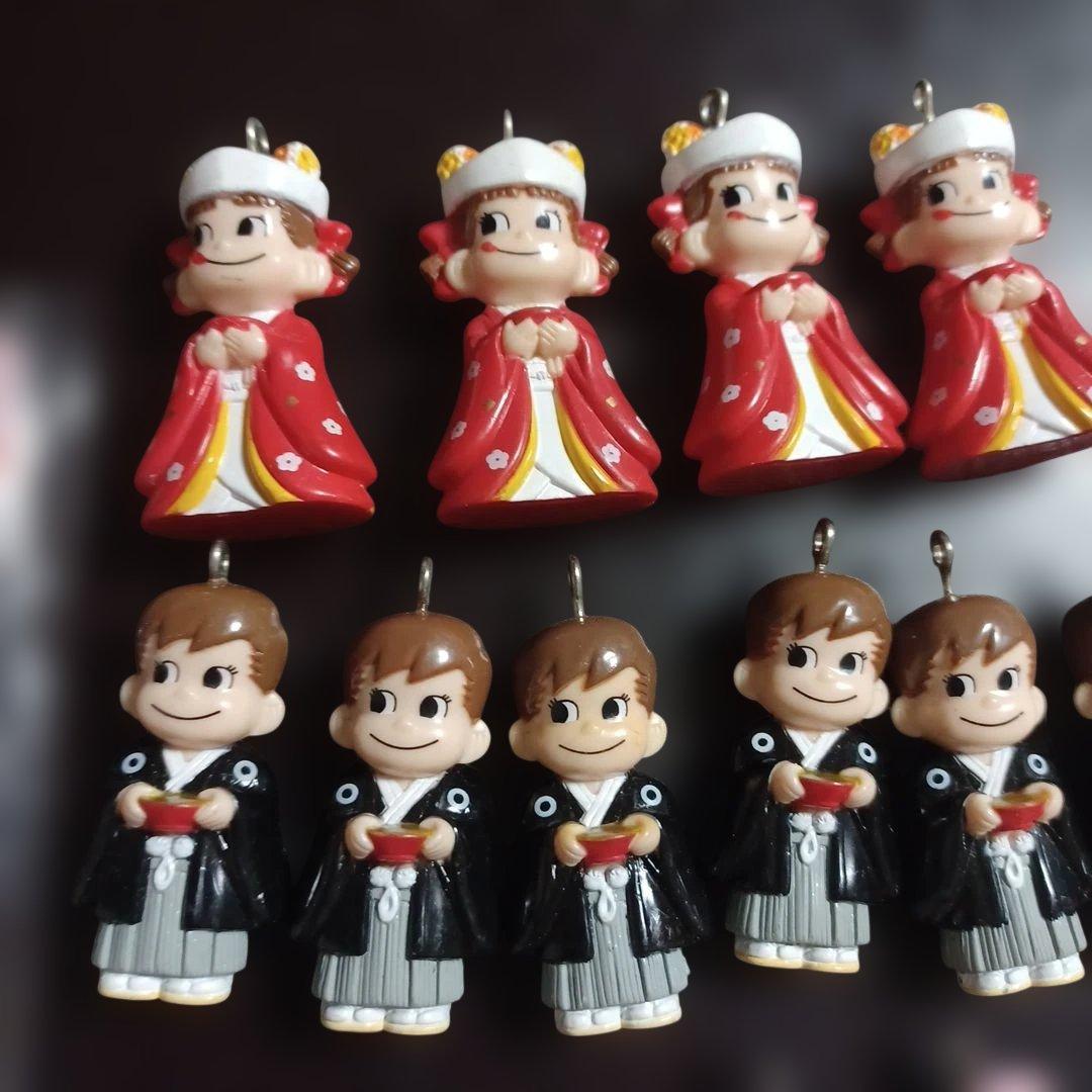 不二家 ペコちゃん マスコット ストラップ まとめ売り 17個 バイク