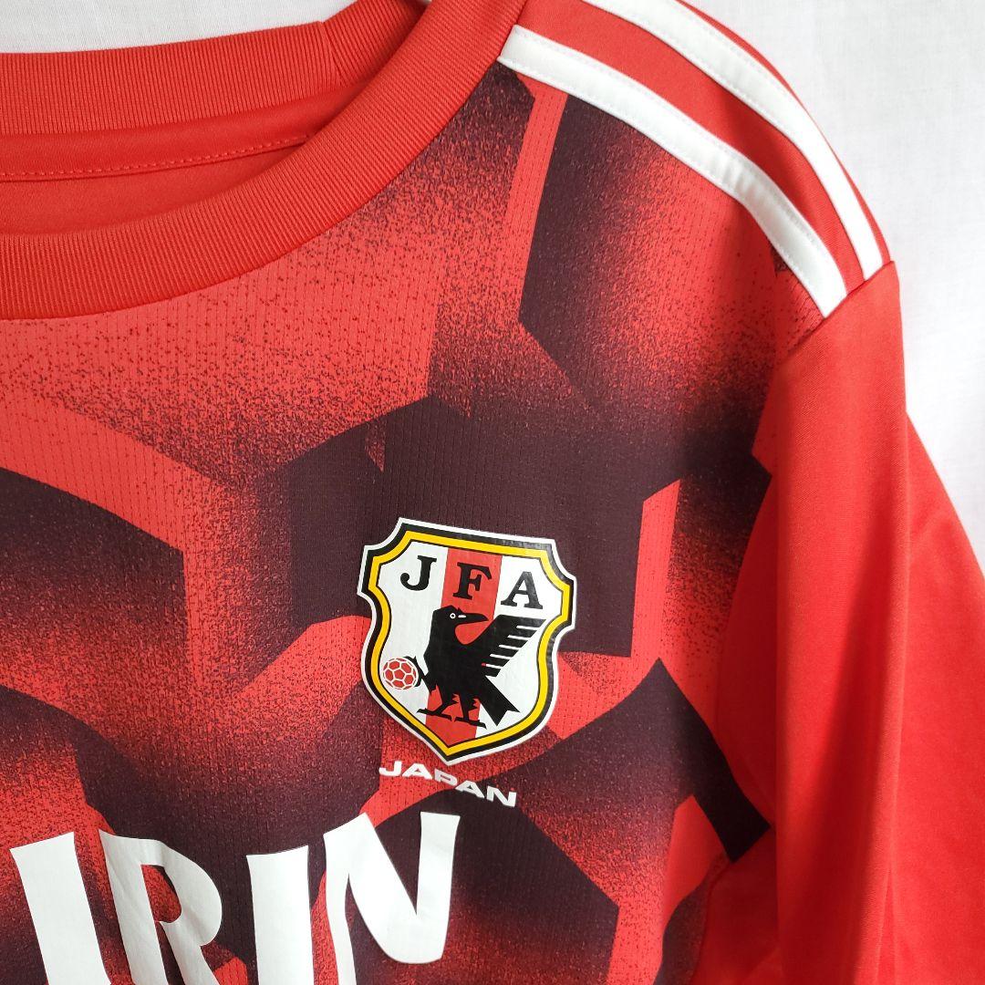 アディダス adidas KIRIN 日本代表 赤黒 トレーニング tシャツ