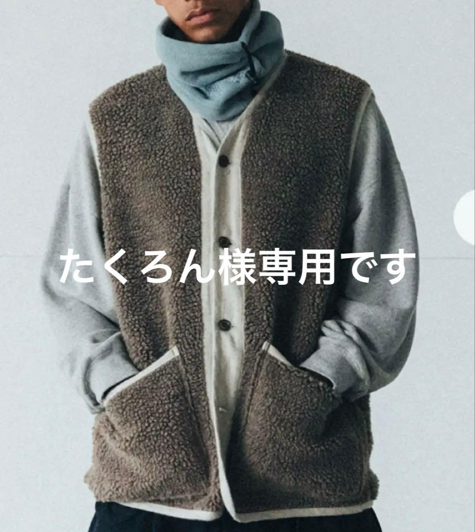 コンフェクト　ウールコットンパイルベスト ウールコットン パイルベスト｜nest Robe / CONFECT ONLINE SHOP