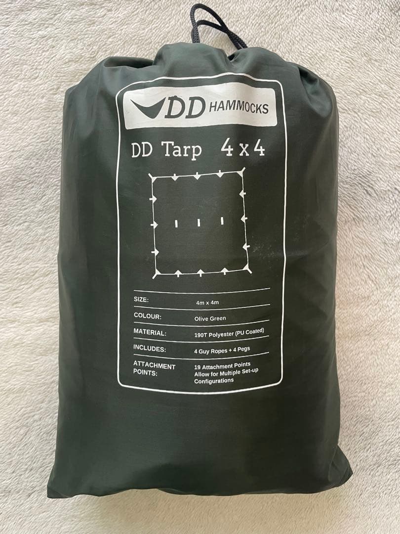 【DD Hammocks】DD Tarp 4×4 Amazon.com : DD Hammocks - DD Tarp 4x4 - Coyote Brown: 13ft x 13ft