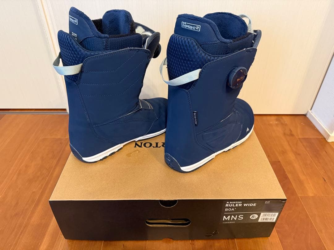 【美品♪】バートン　ルーラーワイド　BOA ブルー 26.5cm