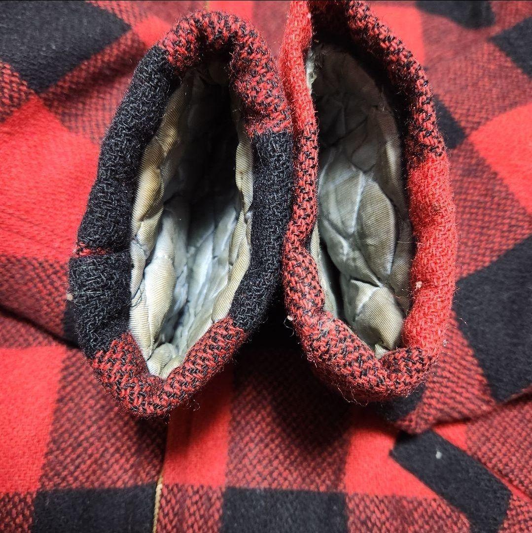 50s FIVE BROTHER バッファローチェック ウールジャケット L - メルカリ