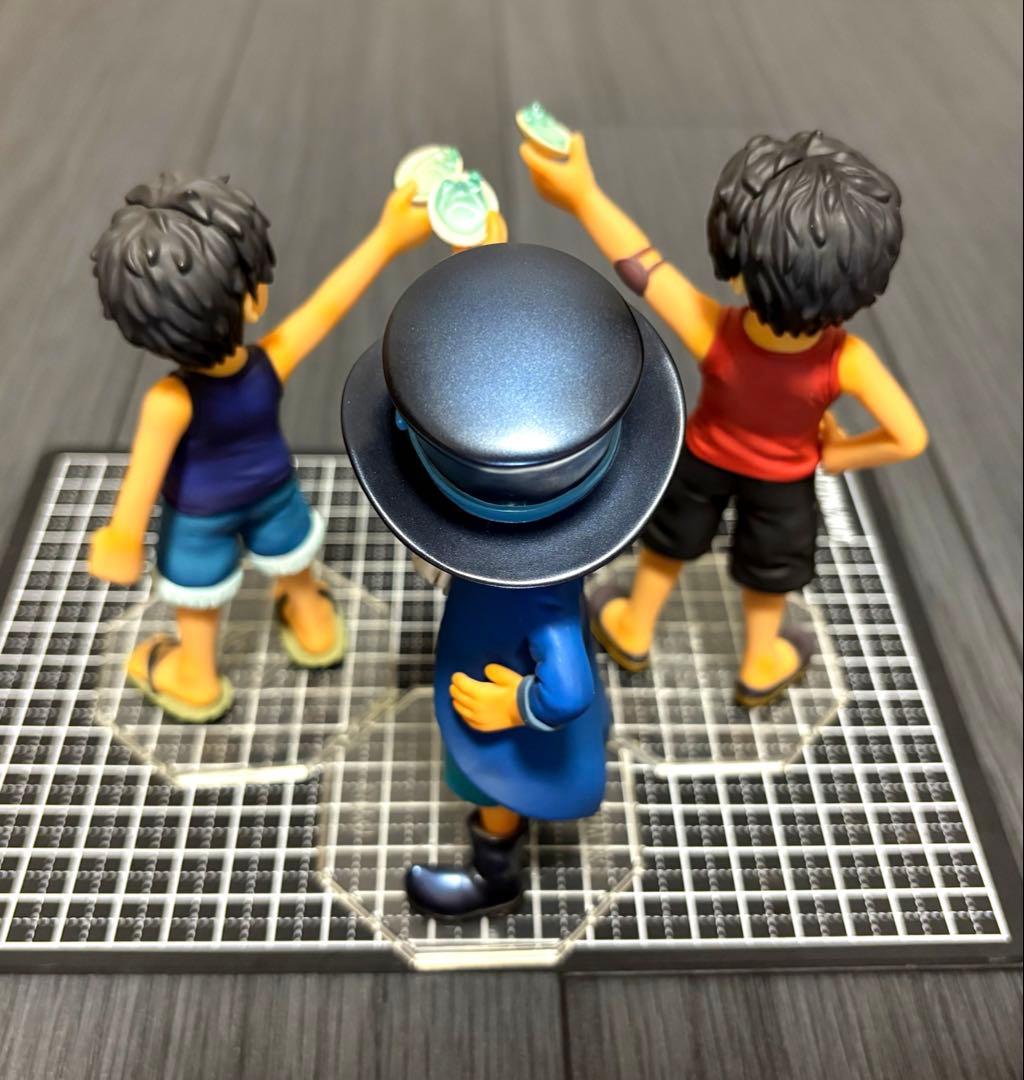 v*v様 ワンピース POP ルフィ エース サボ 三兄弟 盃 乾杯 フィギュア