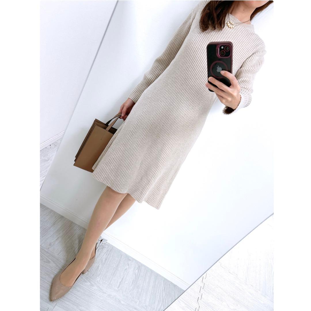 ゆみちゃん様専用✨】❤️プラージュ✨サイズF✨リブニットワンピース✨