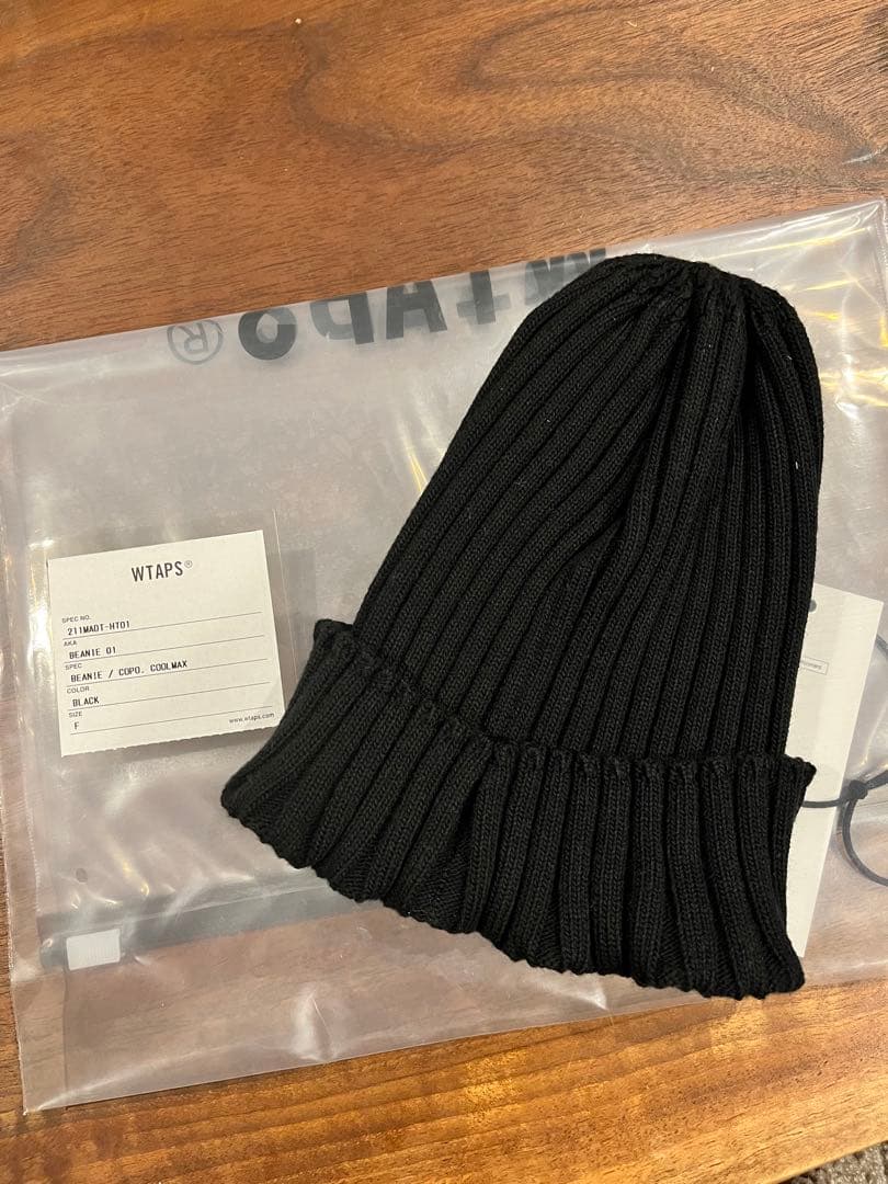 WTAPS ブラック ニット帽 フリーサイズの通販はau PAY マーケット