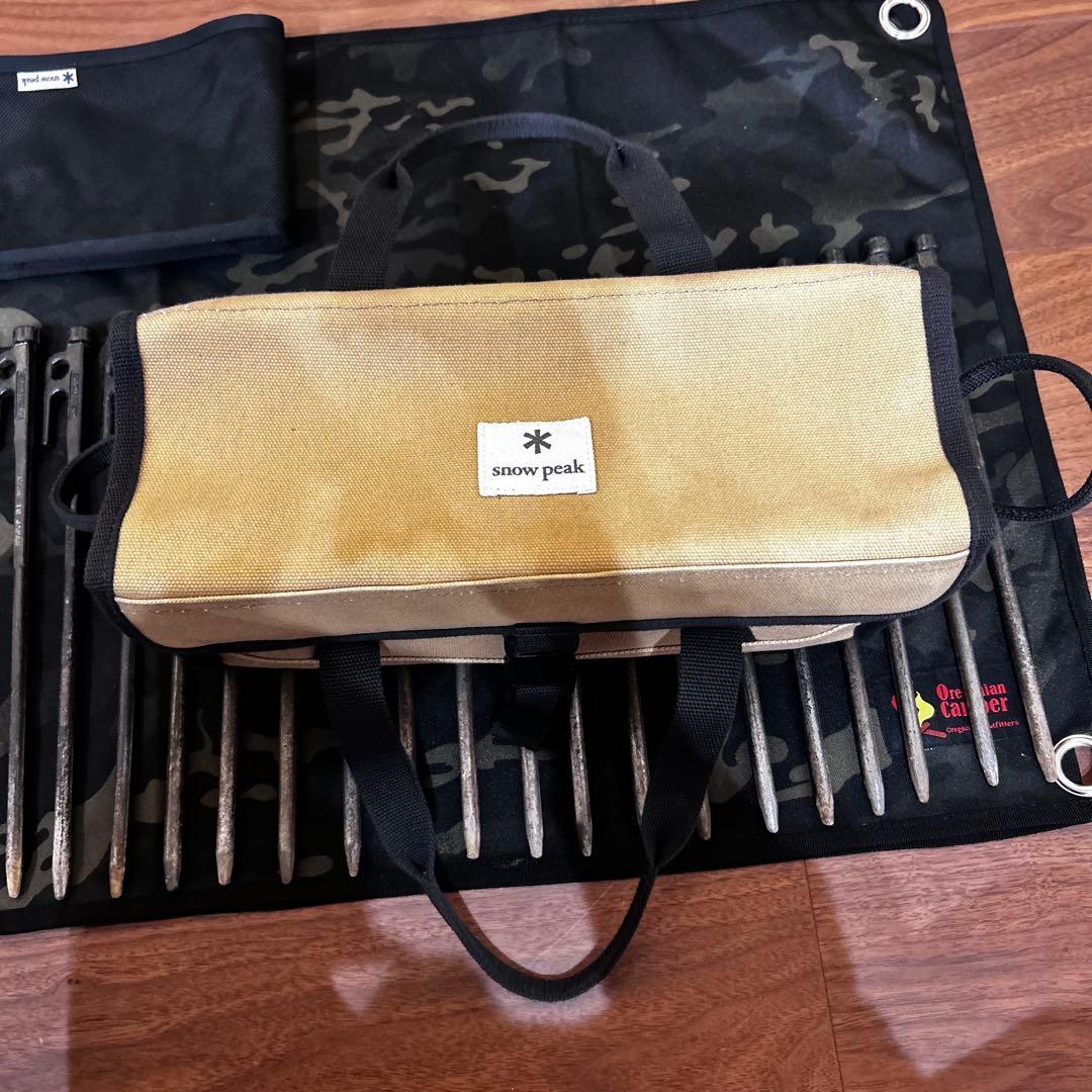 SnowPeak ソリッドステーク・ペグハンマー・マルチコンテナS