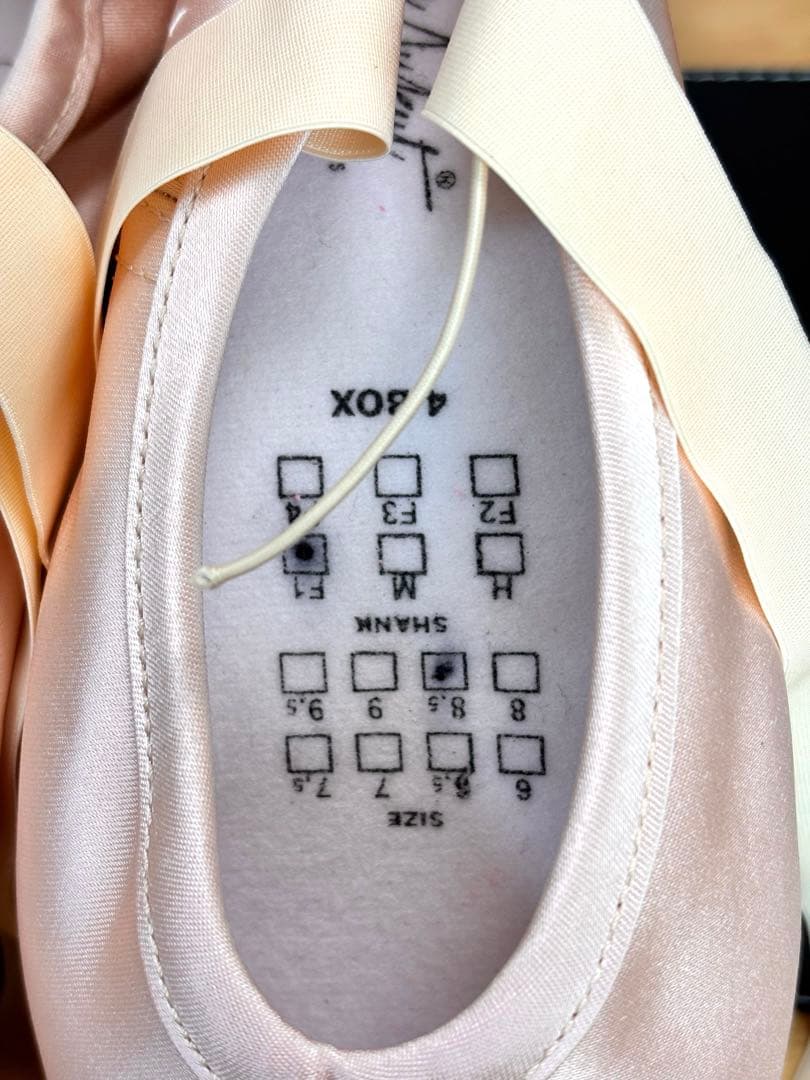 ギョクチュ・アイクト トゥシューズ F1シャンク 8.5 - メルカリ