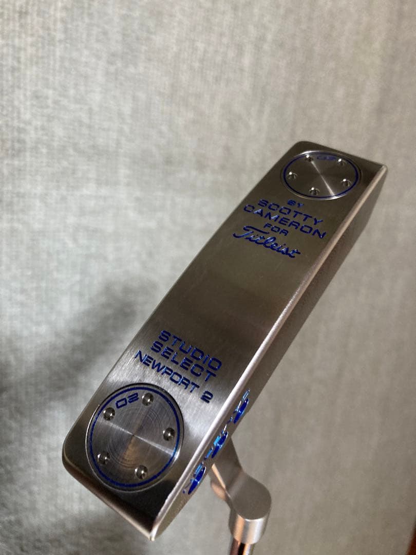 《希少美品》スコッティキャメロンスタジオセレクトニューポート2正規ブルーカスタム