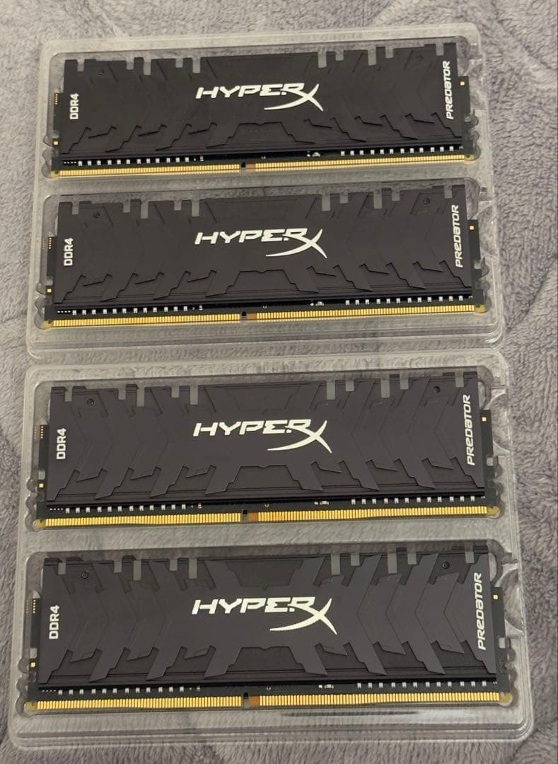 ラ*ン様 キングストン 32GB 3200MHz DDR4 8gb×4 CL16 - メルカリ