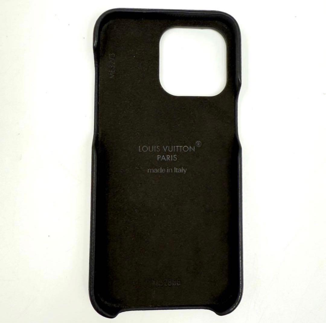 鑑定済】 ルイヴィトン モノグラム iPhone15promax ケース 黒
