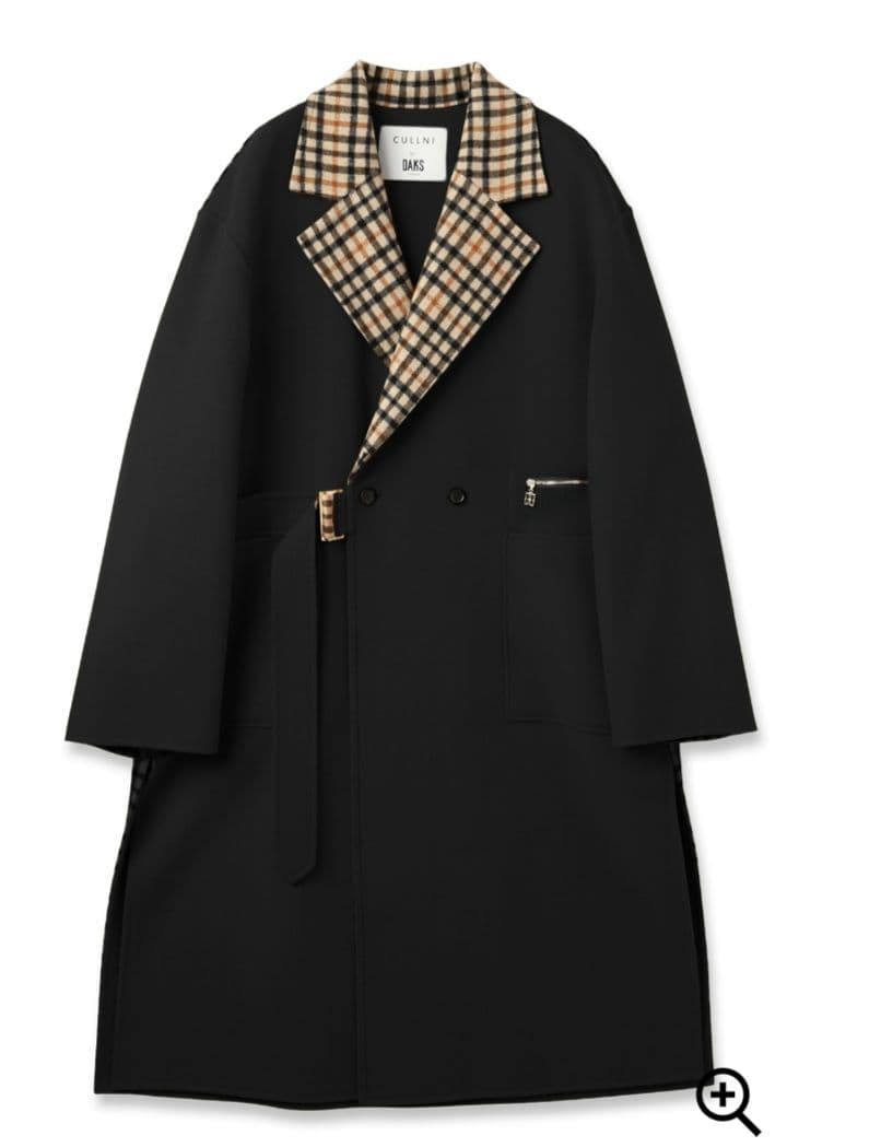 CULLNI for DAKS タイロッケンウールコート CULLNI for DAKS ウールリバー タイロッケンロングコート｜DAKS