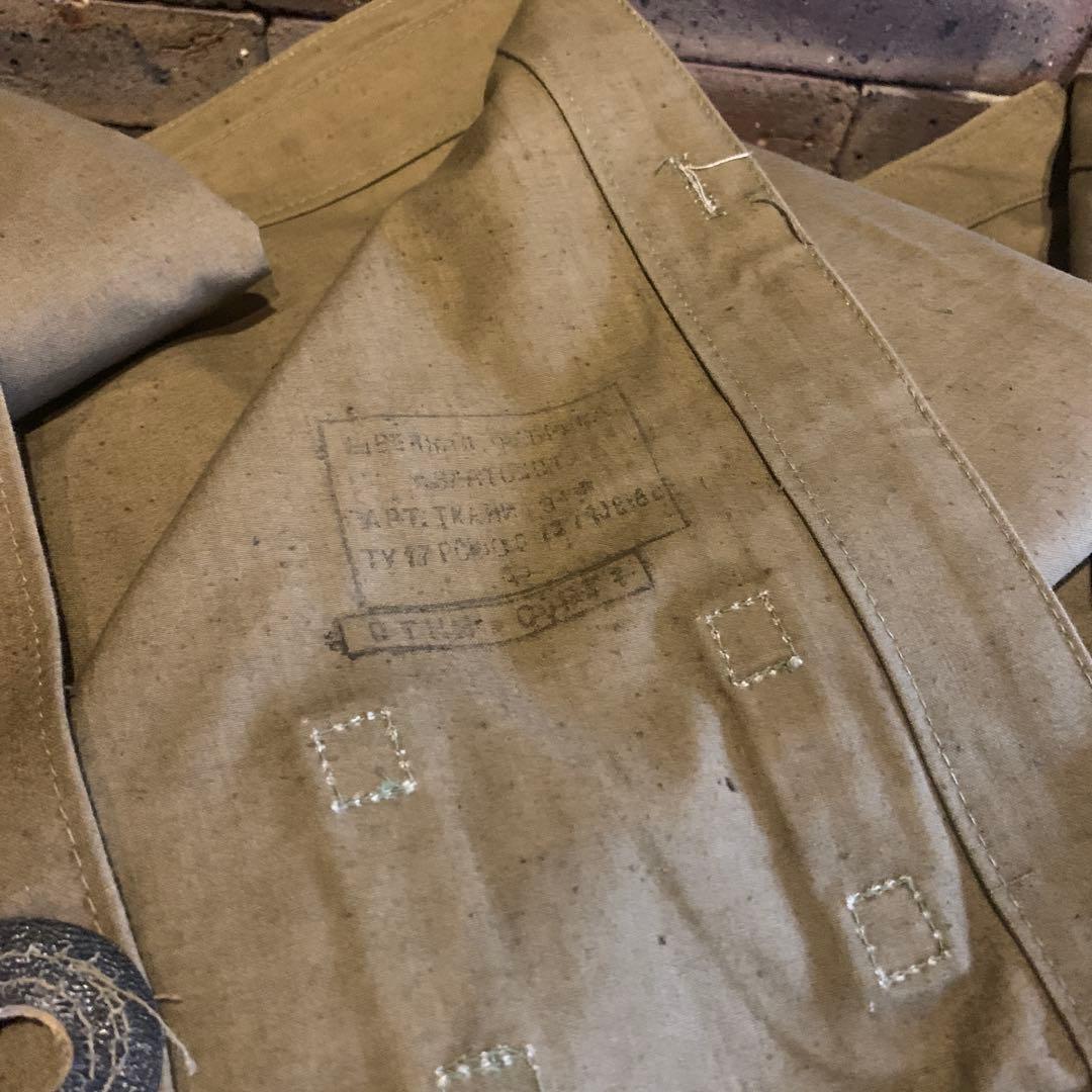 超美品】旧ソ連軍 軍幕 プラシパラトカ 4枚セット 旧仕様(ハトメが革製