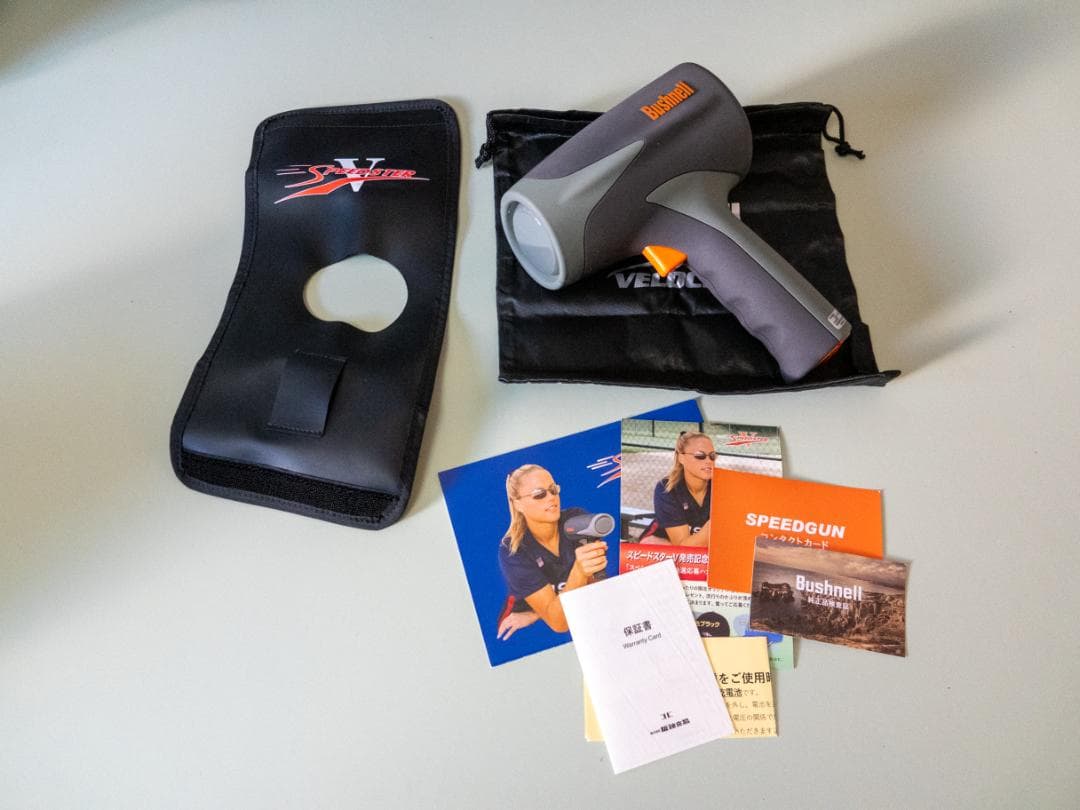 【完動品】Bushnell スピードガン　スピードスターV 楽天市場】野球 ソフトボール スピードガン 日本シリアル番号 bushnell