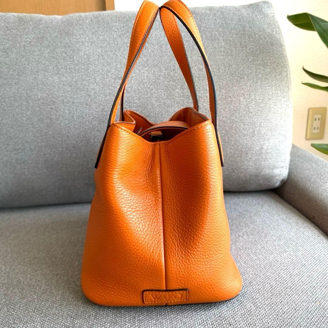 るん様 専用】WAKO 銀座和光 ミニトートバッグ オレンジ - メルカリ