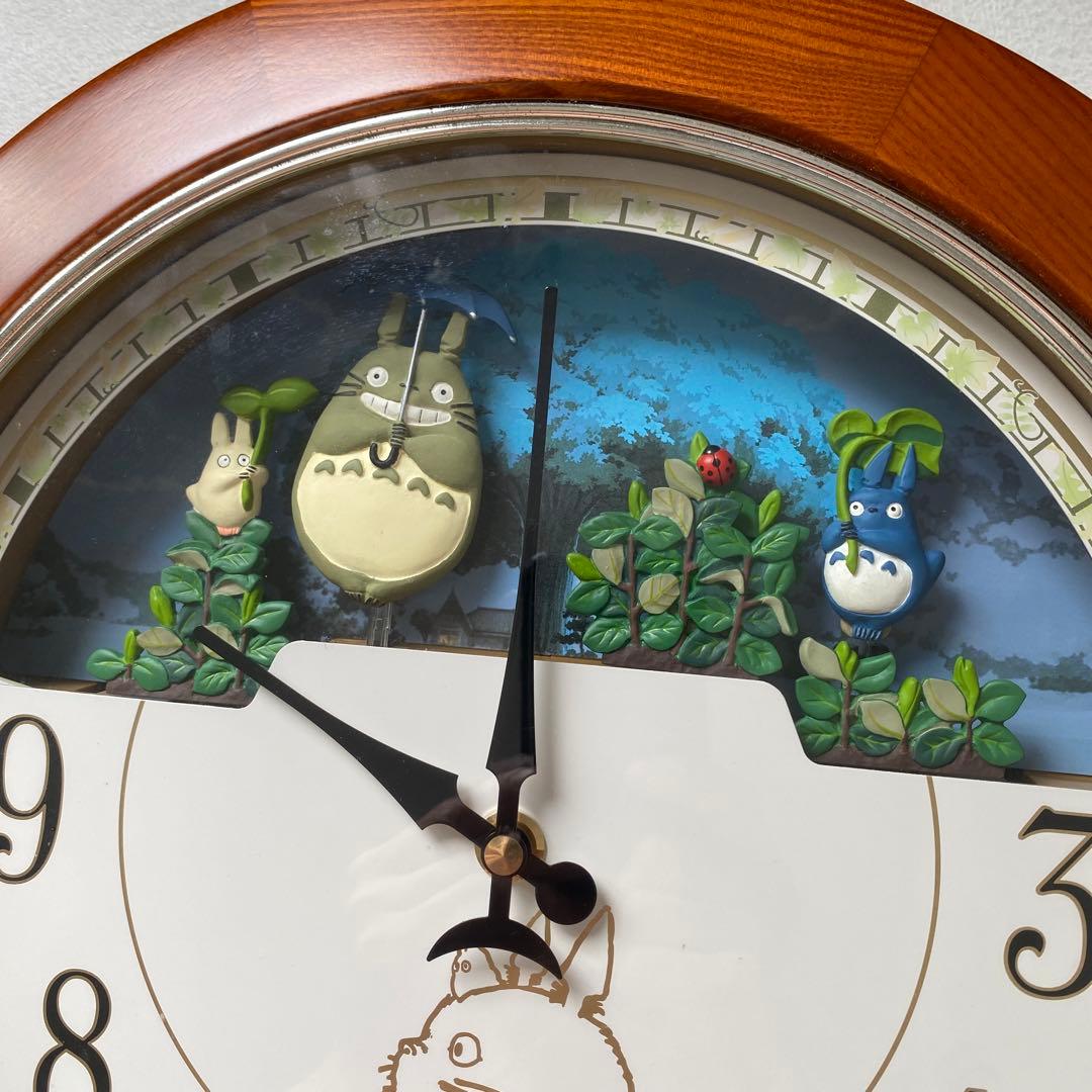 リズム時計工業 トトロ からくり時計 4MH769-M 壁掛け時計 - メルカリ