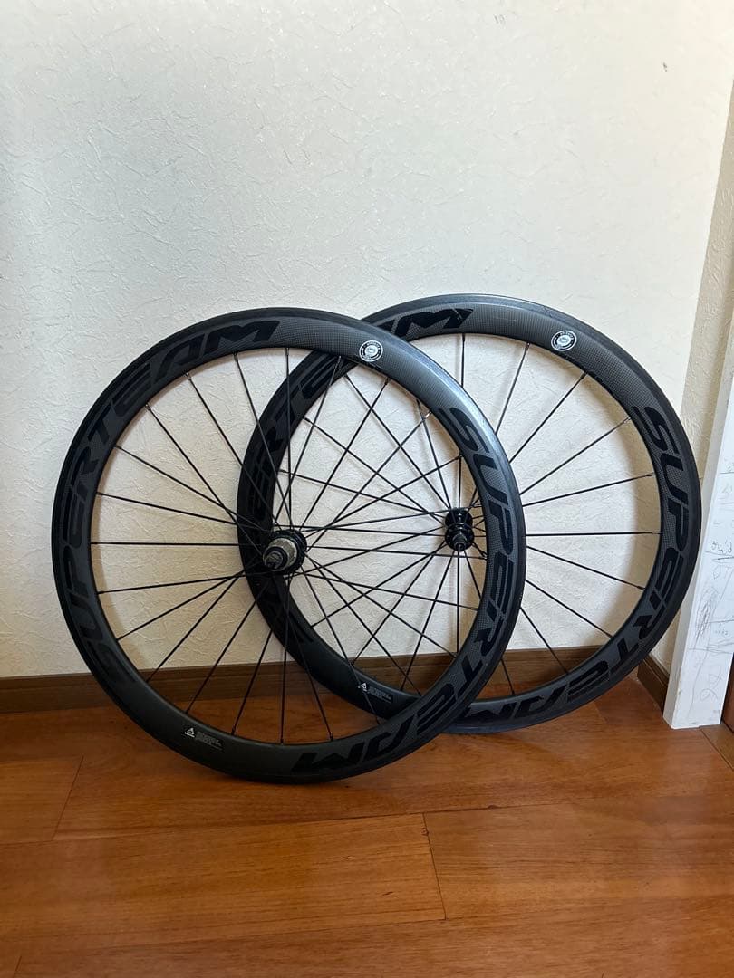 l*g様 スーパーチーム　カーボンホイール　50mmハイト　美品 Amazon | SUPERTEAM カーボン ディスク ブレーキ ロード バイク