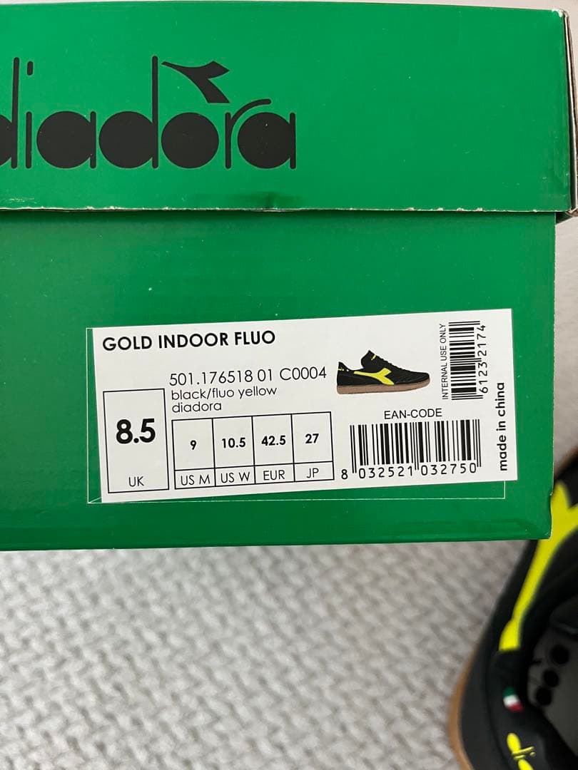 ラスト1足 diadora サッカーシューズ スニーカー インドア バッジョ