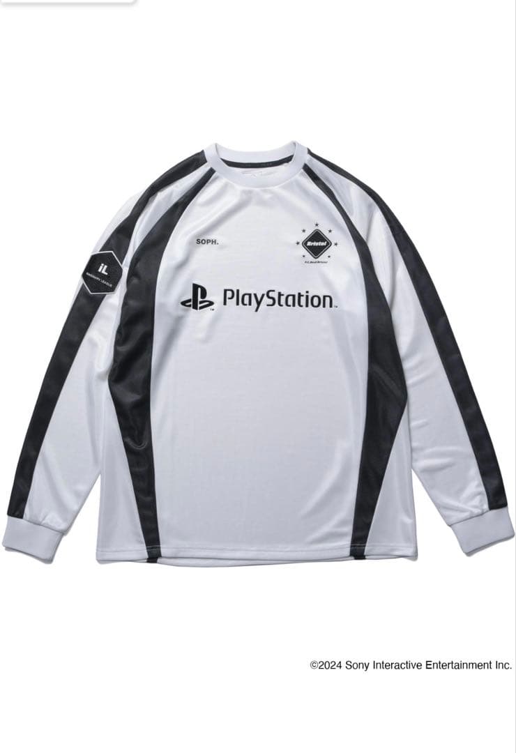 PlayStation F.C.Real Bristol サッカーシャツ M 白