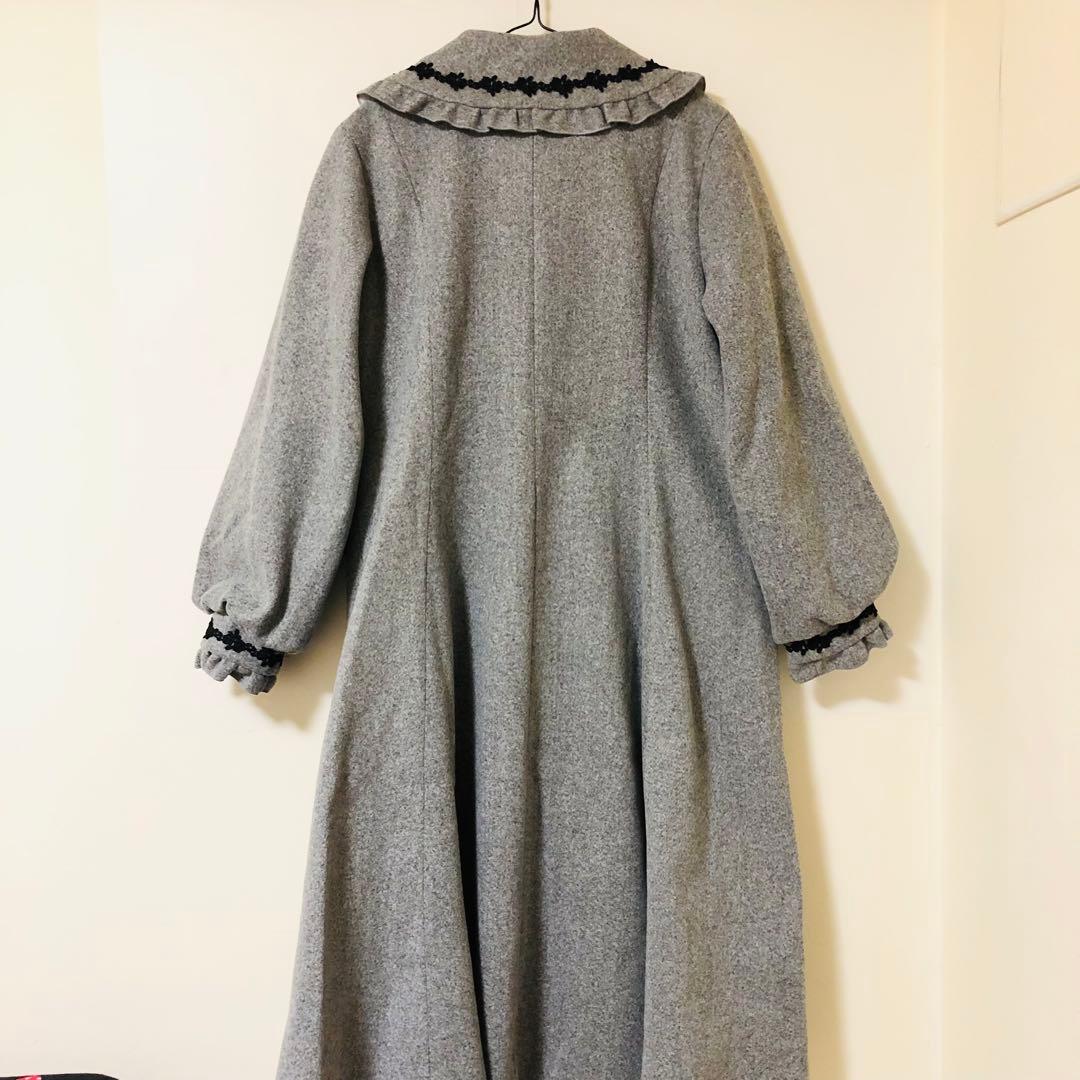 青木美沙子 しまむら ロングコート グレー サンプル品 - メルカリ