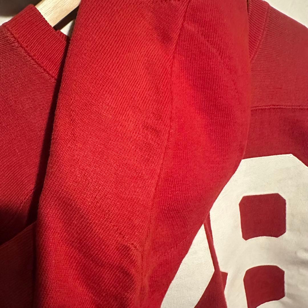 CHAMPION フットボールシャツ 60S 肉厚生地 エルボーパッチ - メルカリ