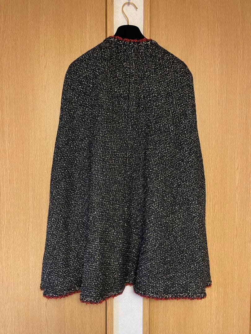 定価74万 CHANEL ツイード ポンチョ・ケープコート シャネル サイズ46