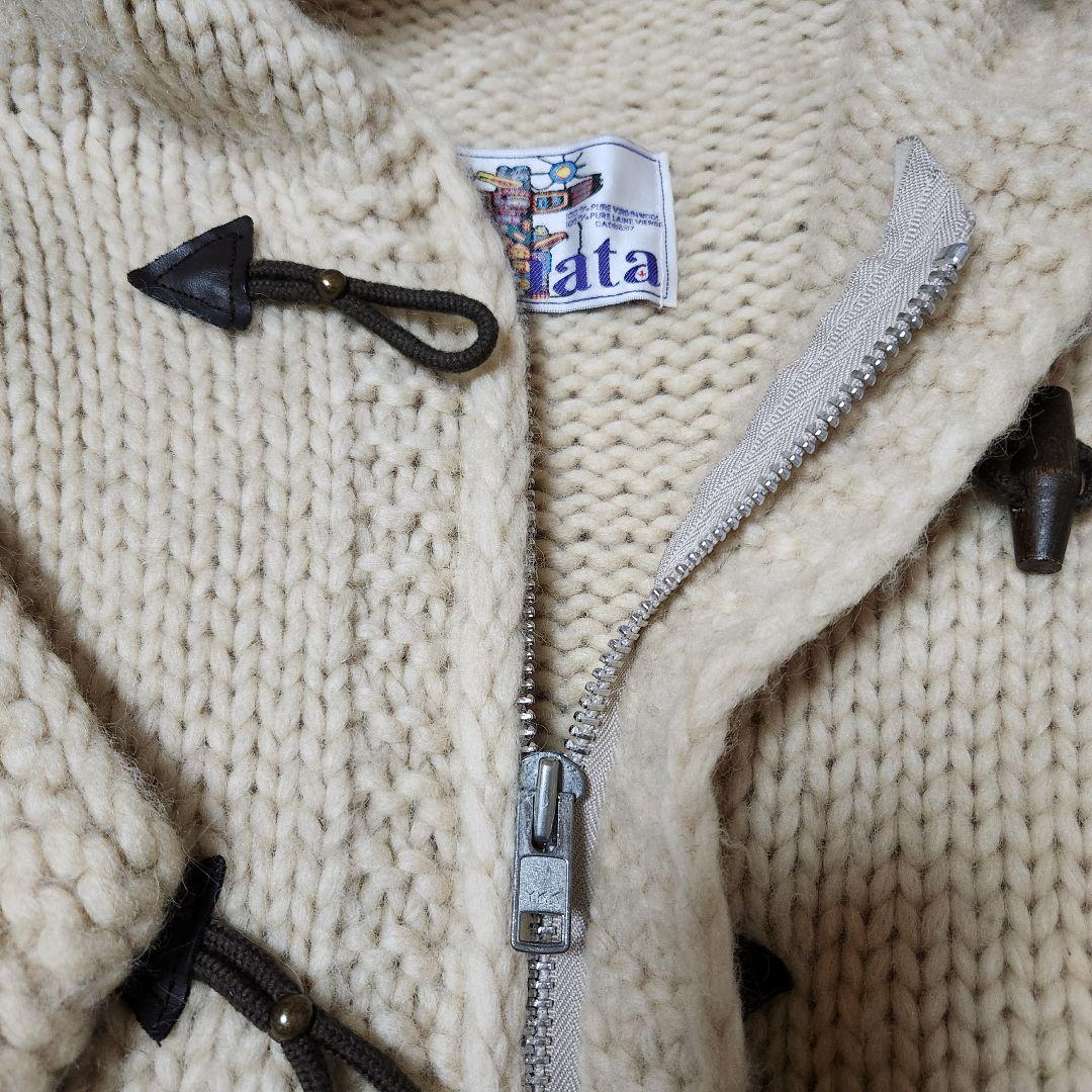 Kanata カウチンセーター ダッフル ピュアウール