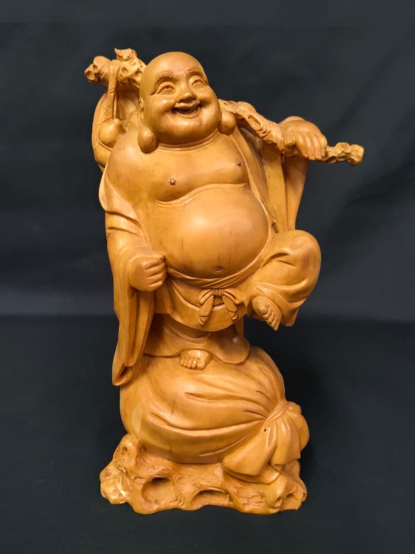 七福神 木彫り 置物 全7体揃い 恵比寿 大黒天 弁財天 - メルカリ