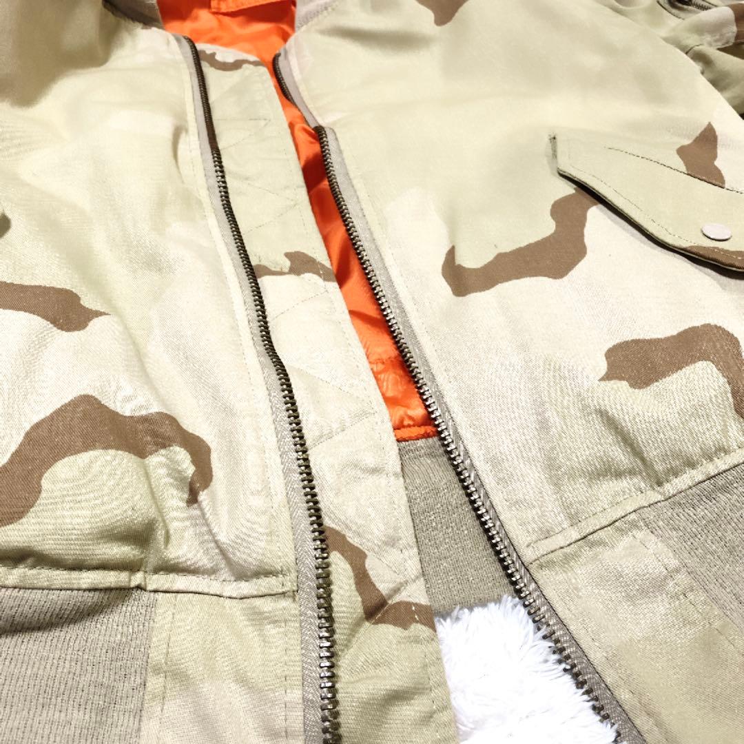 デザートカモ 80s USA製 ALPHA MA-1 フライトジャケット 旧タグ - メルカリ
