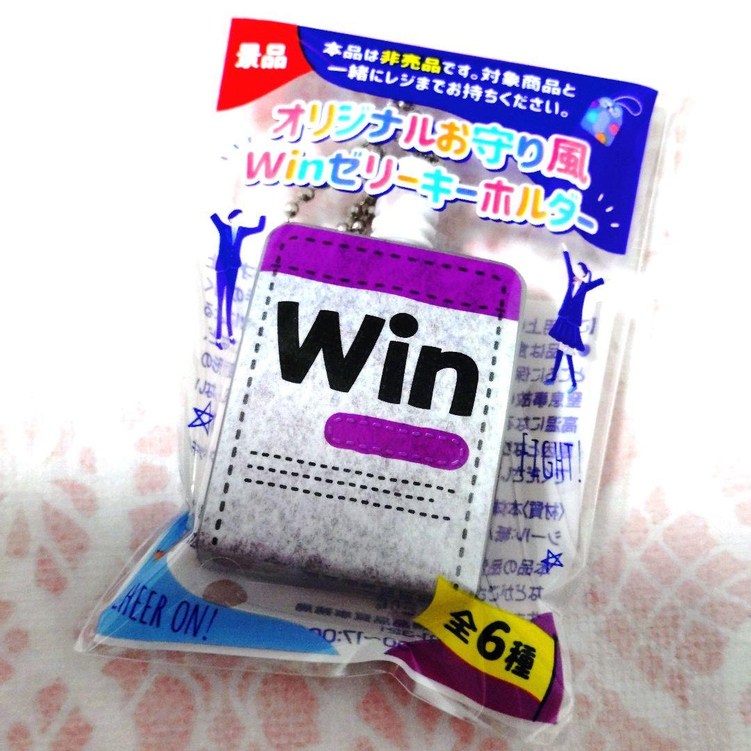 全6種 森永製菓 Winゼリー inゼリーキーホルダー お守りミニチュア