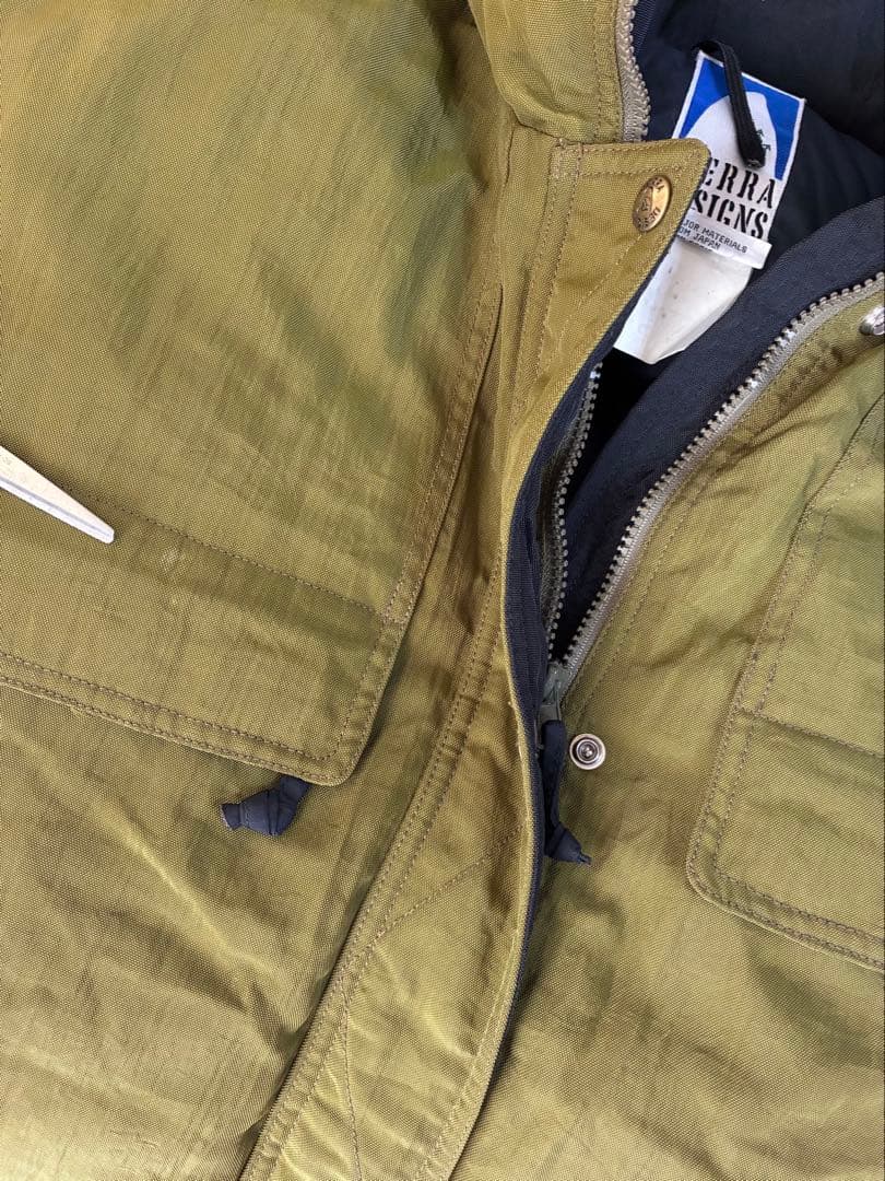 シェラデザイン◼️ビンテージ・グースダウン・ジャケット3本木タグ