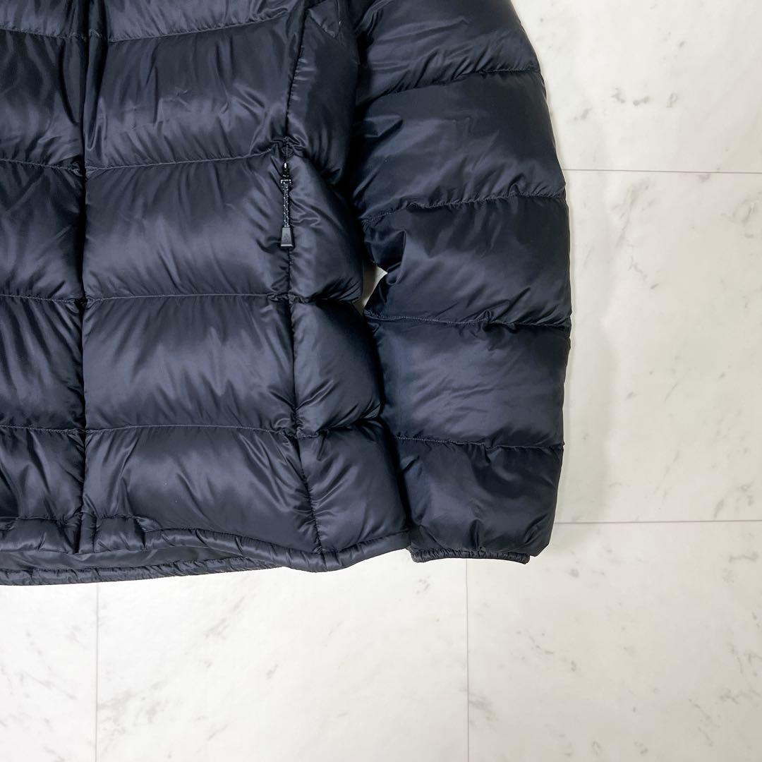 美品》モンベル ライトアルパインダウンパーカ ドローコード ブラック