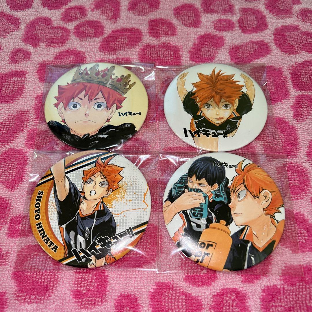 【ハイキュー!!】原作缶バッジ ハイキュー!!」の描き下ろしイラストを使用した「メタリック缶バッジ6