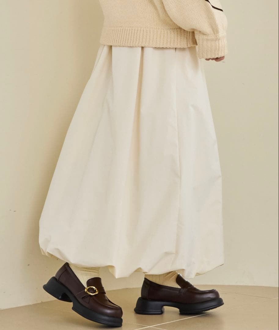 OLUN ロングバルーンスカート long balloon skirt/ロングバルーンスカート（スカート）｜OLUN