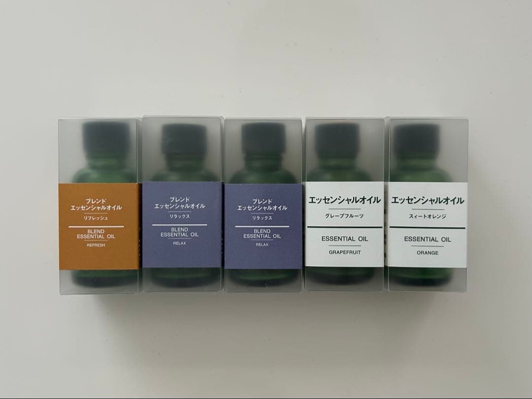 無印良品 エッセンシャルオイル 30ml×5 Amazon | 【無印良品】エッセンシャルオイル30ml（ペパーミント