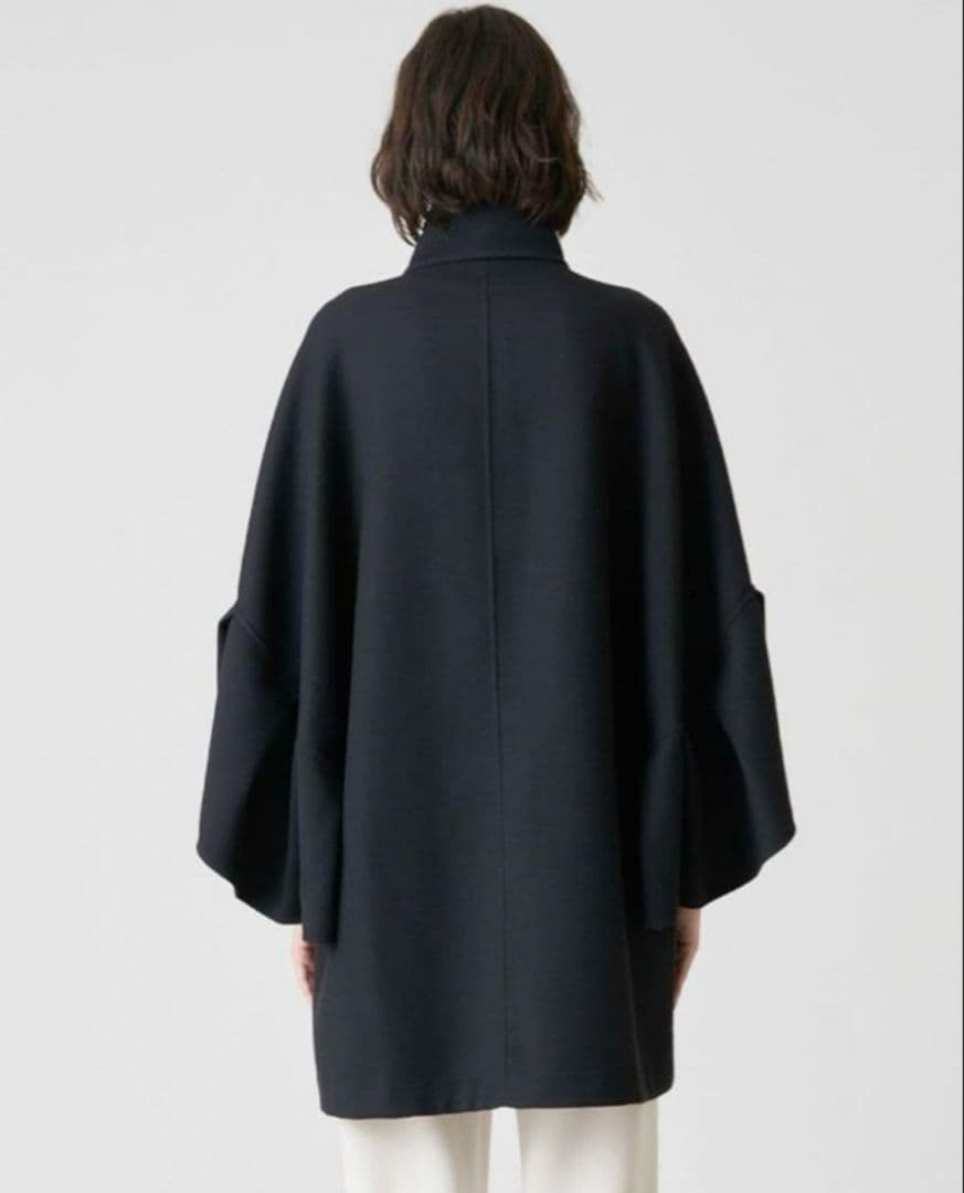 美品✨ANAYI 22AW カルゼリバーケープコート ポンチョ ブラック 38