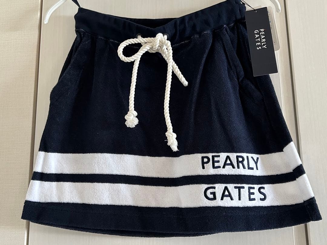 ☆パーリーゲイツ　パイル生地スカート☆ PEARLY GATES（パーリーゲイツ） 【PREMUM OUTLET 60%超OFF】パーリー