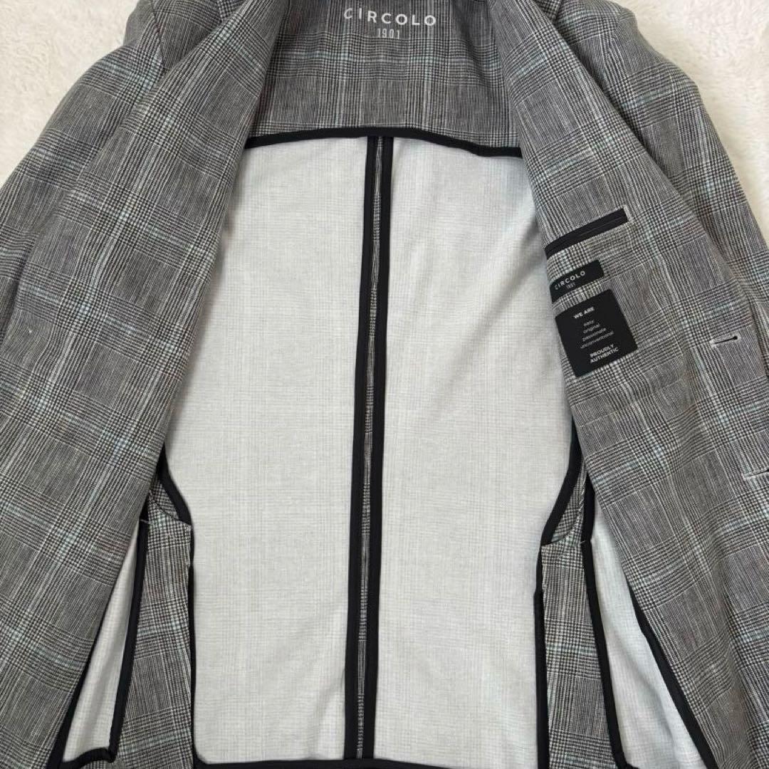 美品 CIRCOLO1901 グレンチェック コットンジャージー 2B 48 - メルカリ