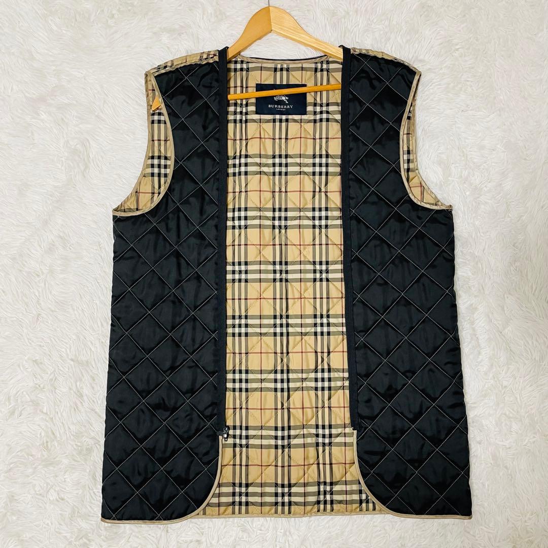 バーバリーロンドン フェイクレザー ステンカラーコート ノバチェック