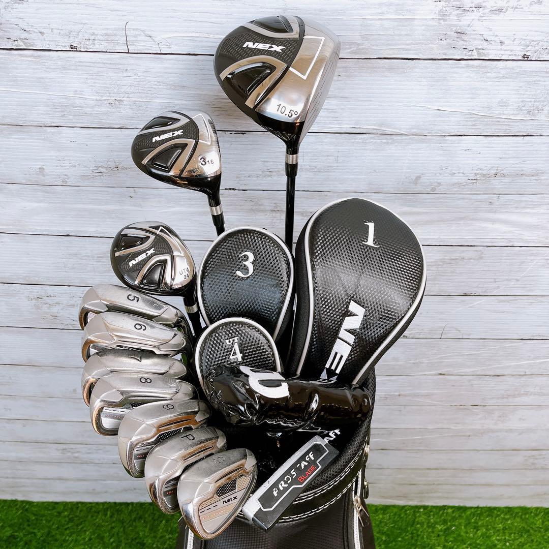 初心者向け】NEX XCS-171 メンズ ゴルフ セット ゴルフパートナー