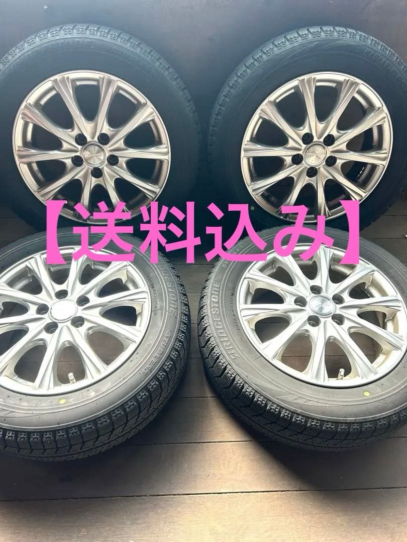 【美品】joker スタッドレス 185/60R15 PCD100 シエンタ PIRELLI（ピレリ） 4本 シエンタ用 スタッドレス Ice Zero Asimmetrico