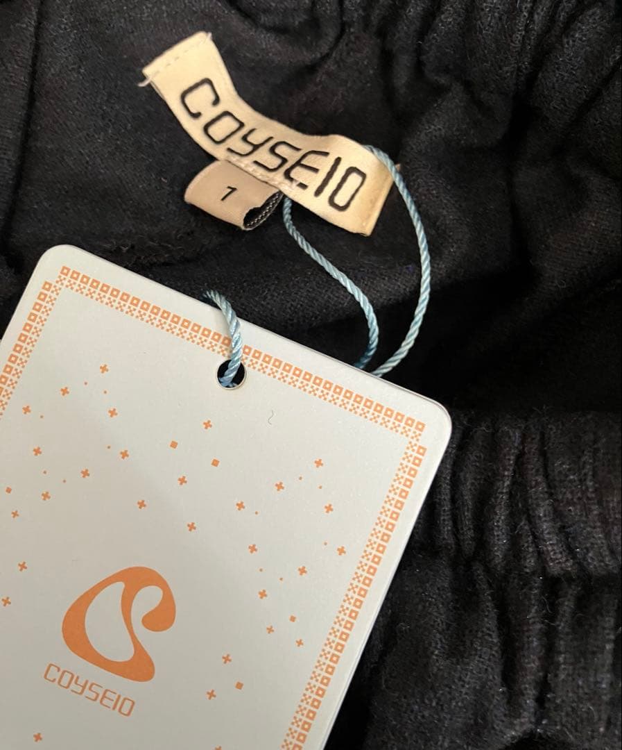 coyseio PLEATS OVER WOOL PANTS ネイビー - メルカリ