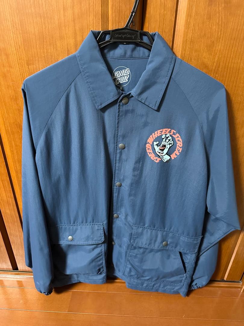 SANTA CRUZ ネイビー ジャケット M SANTACRUZ サンタクルーズ リバーシブルジャケット メンズ 中綿