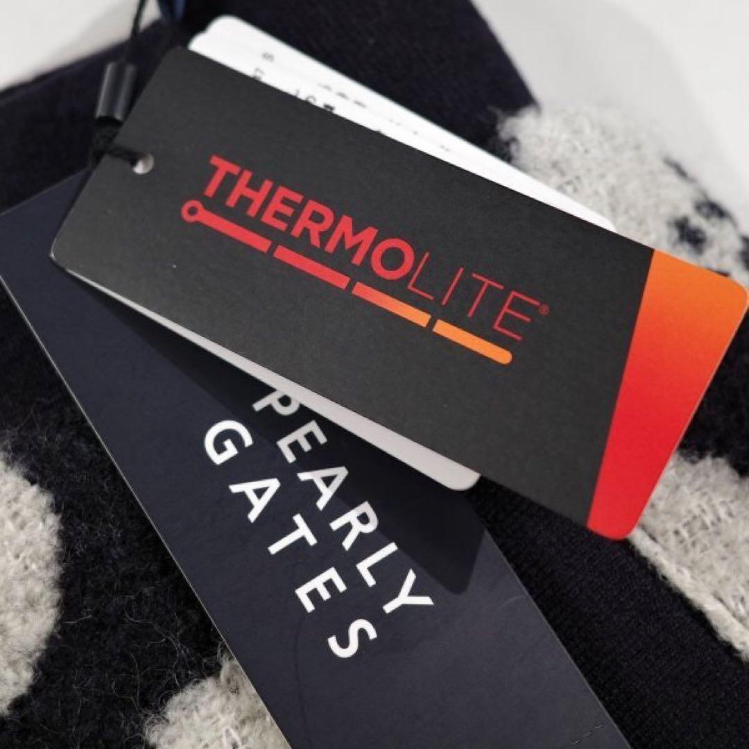 PEARLY GATES】秋冬 ドット柄 THERMOLITE スカート1番M パーリーゲイツ