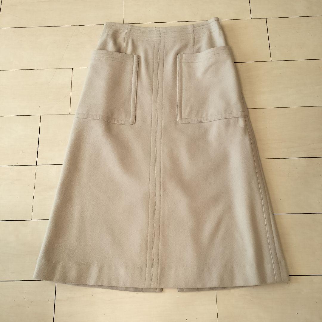 美品☆ Spick & Span スピック&スパン ビーバーメルトンスカート38