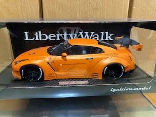 1/18 Liberty Walk Nissan GT-R ミニカー オレンジ 1/18 Liberty Walk Nissan GT-R ミニカー オレンジ 1/18 Liberty Walk