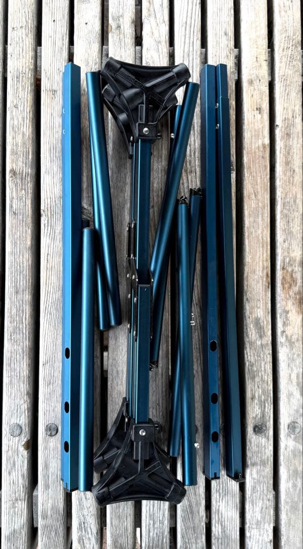 美品】◼︎mont-bell◼︎木目調☆2色☆アウトドアテーブル☆ワイド