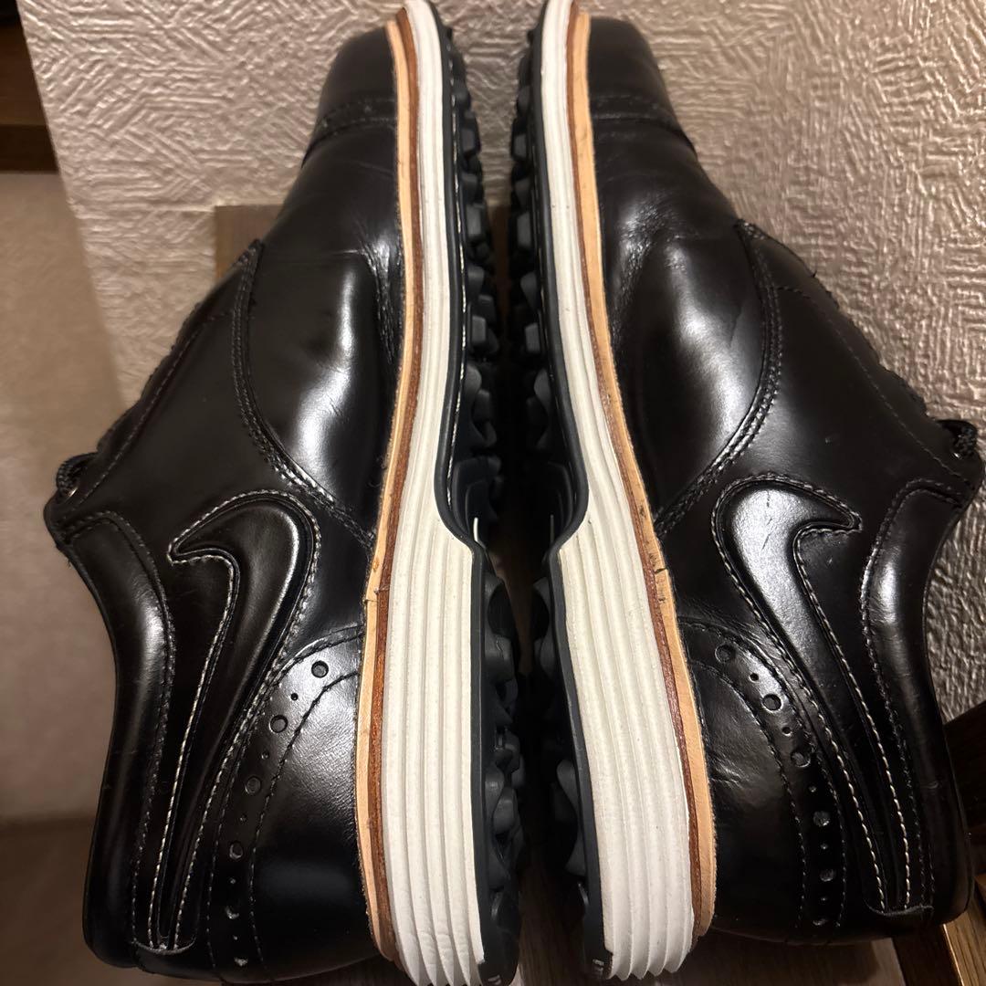 美品　NIKE　ルナ　クレイトン　ゴルフシューズ　本革　レザー　25.0cm